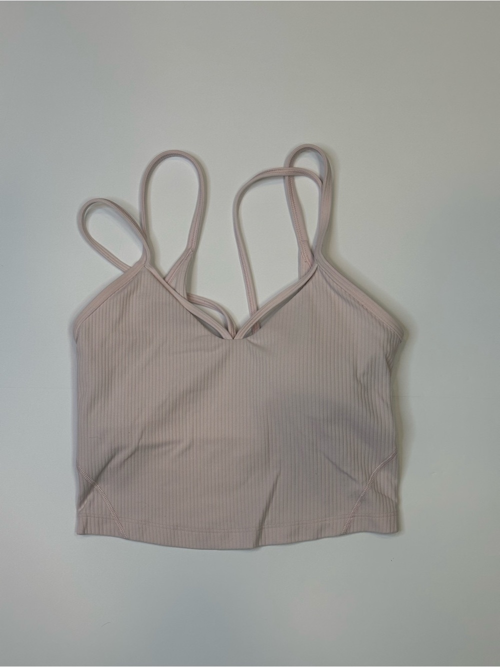 Lululemon Align Strappy Ribbed Tank Top | Strawberry Milkshake | 0